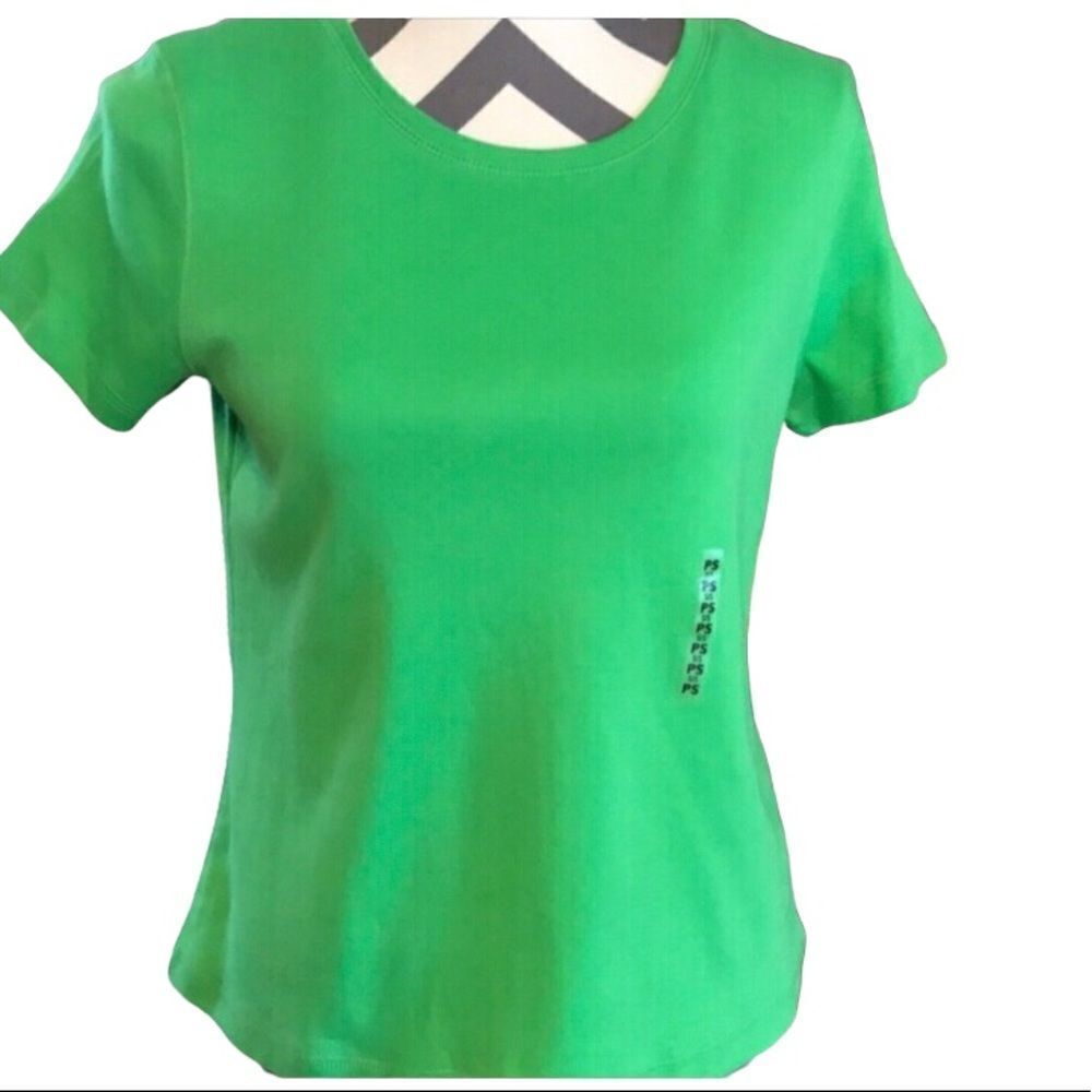 Mountain Lake Petite Small Green Shirt NWT